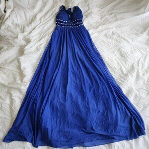 Bee Darlin Royal Blue Prom Dress Size 1/2